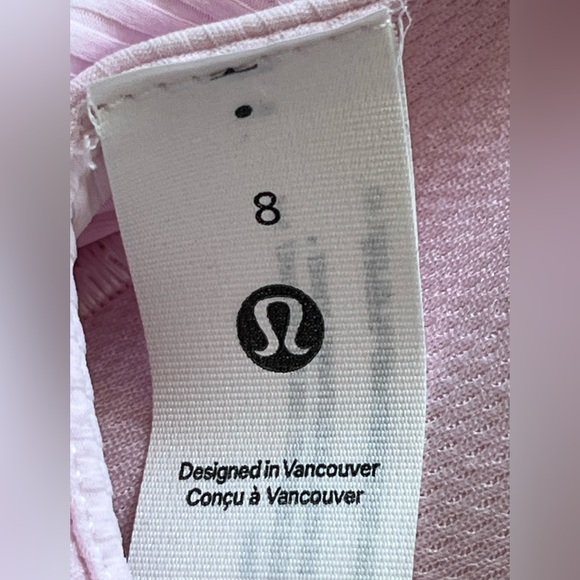 NWT Lululemon Like a Cloud Bra Ribbed, Meadowsweet Pink, Size 8 - Picture 8 of 8